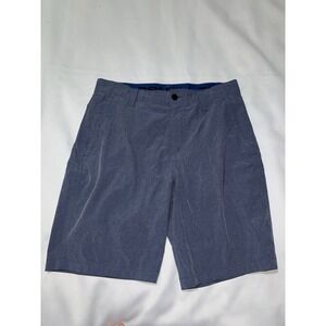 Denali Shorts Mens Size 32 Blue  Flat Front Hybrid Performance Hiking Fishing